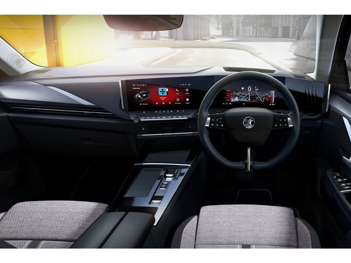 New Vauxhall Astra Interior 2022 Motability