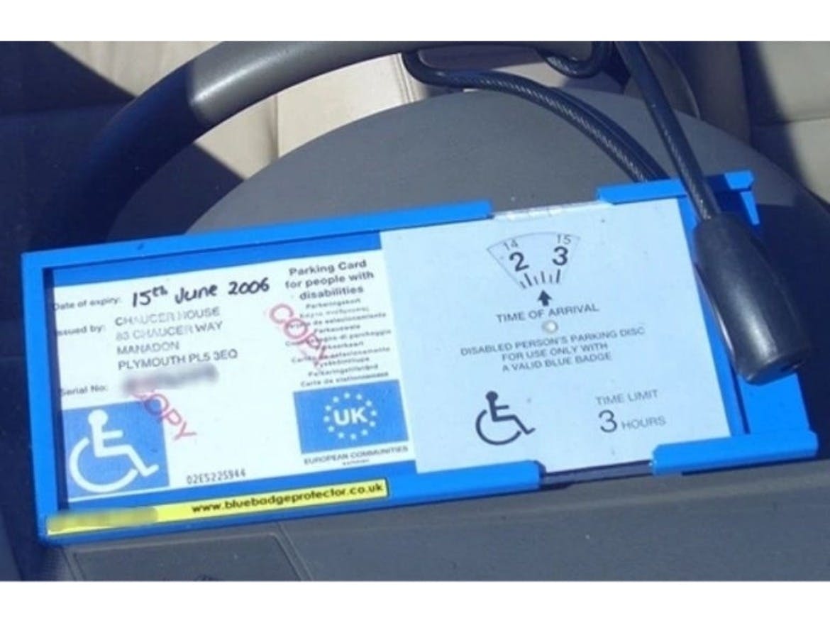 Blue Badge Parking Permits Disabled Person Car Parking   11300 1637246209 