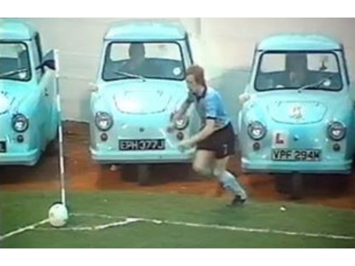 The Invacar Mobility Vehicle Was A Common Sight At Football Matches In The 1960s and 1970s