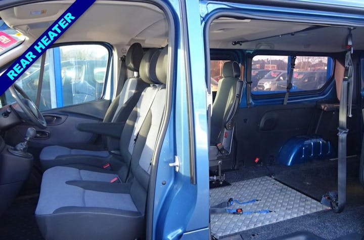 Blue Vauxhall Vivaro L2h1 2900 Combi CDTi Ecoflex S/S 2017