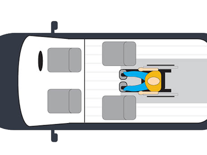 Blue FIAT Doblo MultiJet Easy 2017