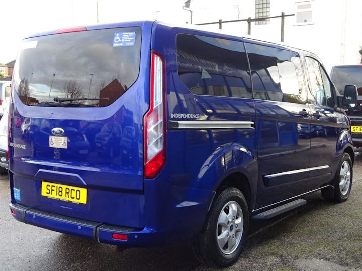 Blue Ford Transit Custom Independence RS 2018