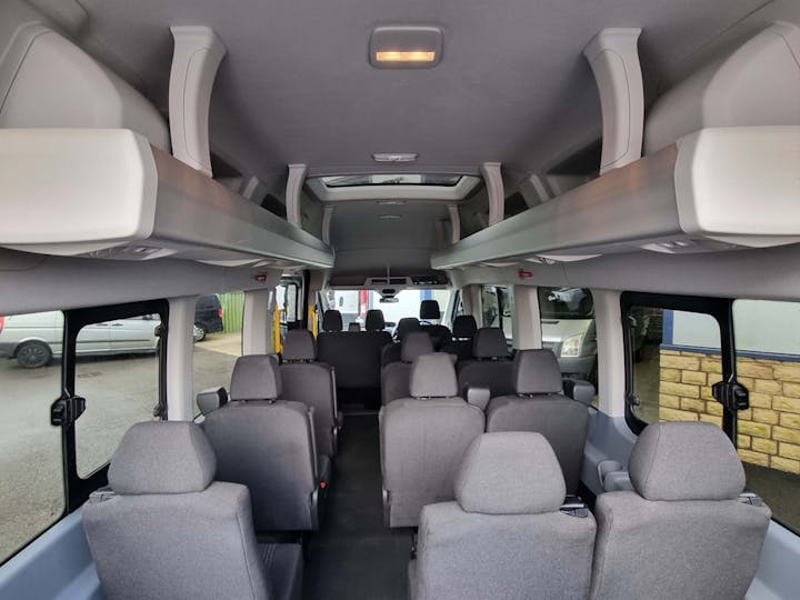 Silver Ford Transit 460 Trend H/r Bus 18 Str 2018